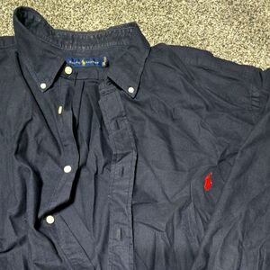 Dark Navy Blue Ralph Lauren Button Down Shirt